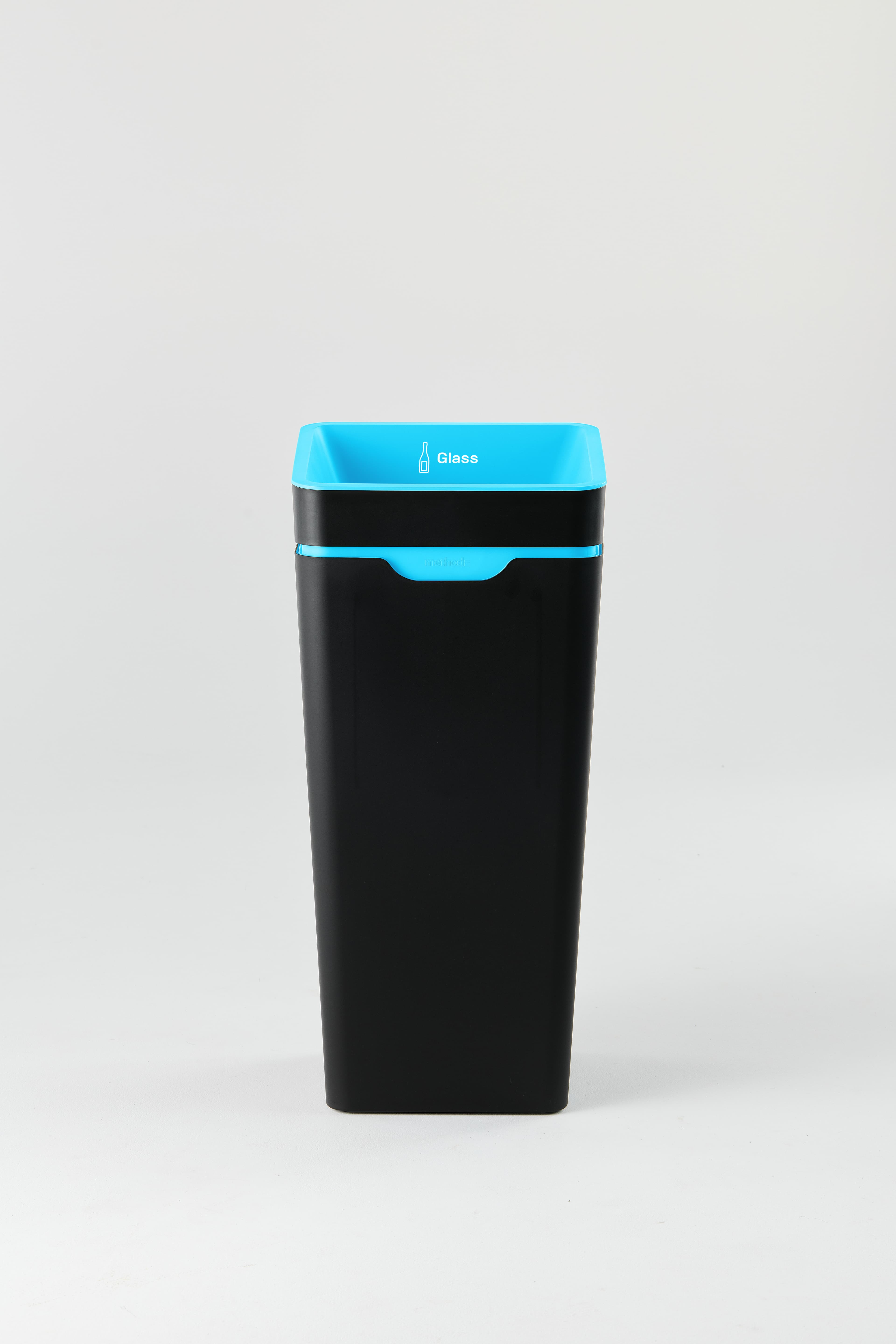 Bin 60L - Open Lid - Blue Glass